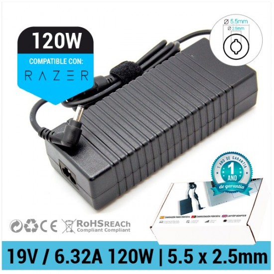 CARGADOR RAZER COMPATIBLE BLADE R2 SERIES RAZER CAR821C