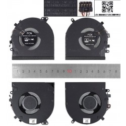 PAR DE VENTILADORES CPU + GPU RAZER BLADE RZ09-027 RZ09-0270 SERIES | DFS5K121142621 DFS501105PROT