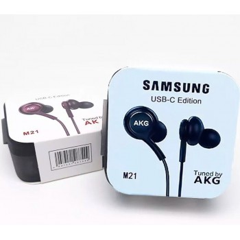 AURICULARES AKG SAMSUNG USB TIPO C COLOR NEGRO M21