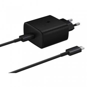 SAMSUNG TRAVEL ADAPTER SUPER FAST CHARGING 2.0 45W TIPO C + CABLE TIPO C A TIPO C 1M. ( 5A )