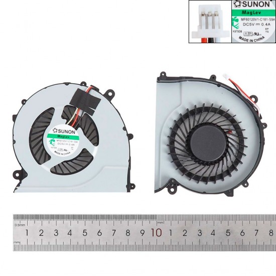 VENTILADOR CPU SAMSUNG NP450R5U | DFS531005FL0T SAMSUNG 06818