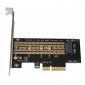 ADAPTADOR EM2-5002 PCI-EXPRESS A SSD M.2 NVME | SOPORTA M.2 2230 / 2242 / 2260 / 2280 SSU 12152