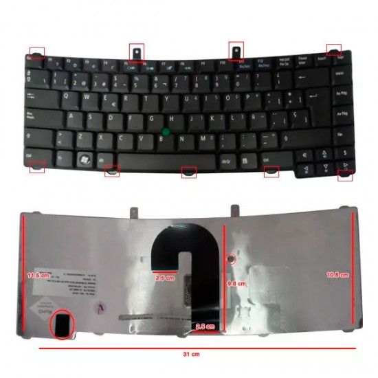 TECLADO ESPAÑOL ACER | TRAVELMATE 6490 | 6592 ACER 04893