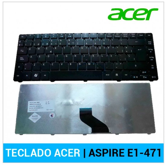 TECLADO ESPAÑOL ACER | TIMELINE 8371 | ASPIRE 8472 ACER TEC2880