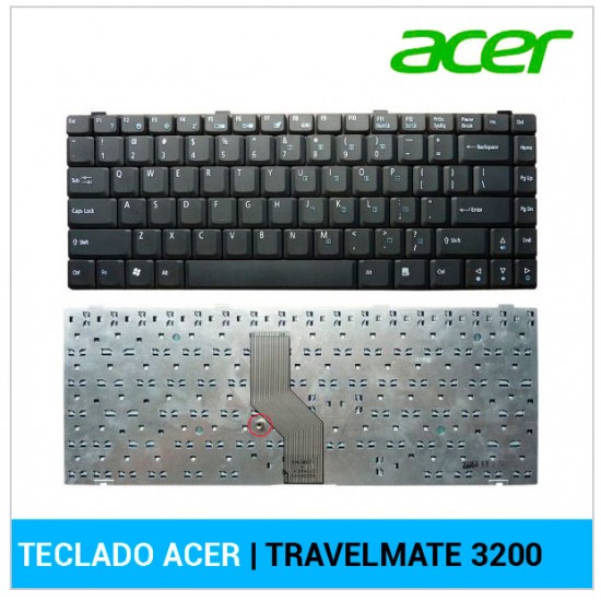 TECLADO ESPAÑOL ACER | TRAVELMATE 3200 ACER 04555