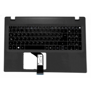 TECLADO ESPAÑOL ACER ASPIRE E5-522 E5-522G E5-552T E5-522TG GRIS OSCURO COMPLETO CON CARCASA | 6B.MVRN7.022 6BMVRN70227