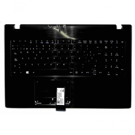 TECLADO ESPAÑOL ACER ASPIRE E5-523 E5-523G E5-553 E5-575 E5-575G TRAVLEMATE P259-M SERIES COMPLETO CON CARCASA | 60.GDZN7.022 ACER 07522