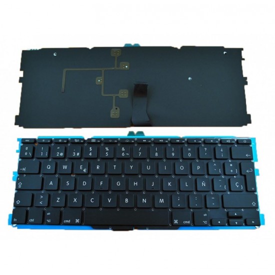 TECLADO ESPAÑOL APPLE MACBOOK AIR A1370 | RETROILUMINADO APPLE 04181