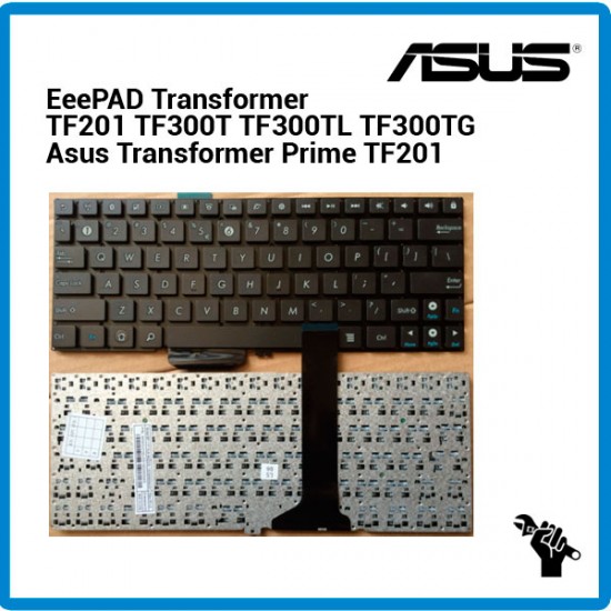 TECLADO ESPAÑOL ASUS | TRANSFORMER TF201 | NEGRO | SIN MARCO ASUS 04088