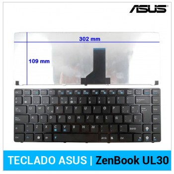 TECLADO ESPAÑOL ASUS | K42 | NEGRO | CON MARCO NEGRO