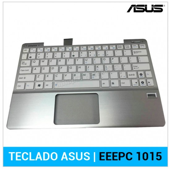 TECLADO ESPAÑOL ASUS | 1015 | 1015P | BLANCO | CON CARCASA PLATA ASUS 04389M