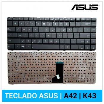 TECLADO ESPAÑOL ASUS | A42 | K43 | NEGRO