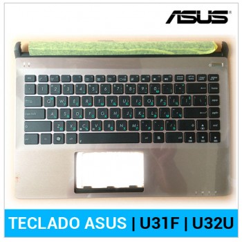 TECLADO ESPAÑOL ASUS | U32 | U32U | NEGRO | CON MARCO ( PALMREST )