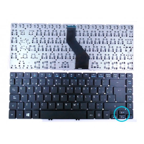 TECLADO ESPAÑOL ACER | ASPIRE V5-473G | NEGRO | SIN MARCO ACER 01756