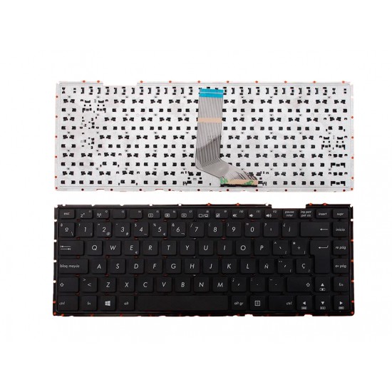 TECLADO ESPAÑOL ASUS P452 SERIES | NEGRO | SIN MARCO | MP-13K86E0-4427 ASUS 05901
