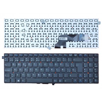 TECLADO ESPAÑOL CLEVO W550 SERIES | NEGRO SIN MARCO