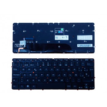 TECLADO ESPAÑOL DELL | INSPIRON XPS 13 | NEGRO | RETROILUMINADO | SIN MARCO