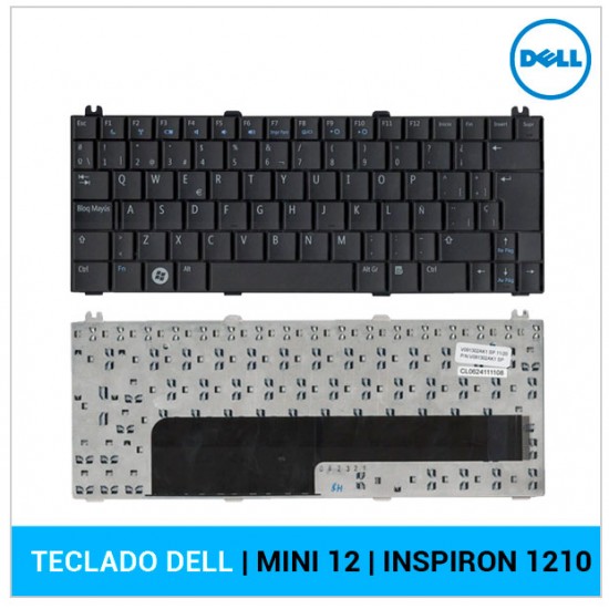 TECLADO ESPAÑOL DELL | INSPIRON 1210 | MINI 12 DELL 04383