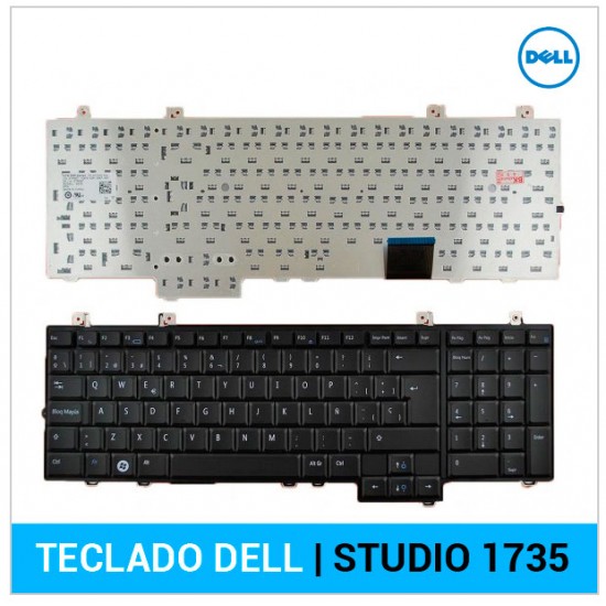 TECLADO ESPAÑOL DELL | STUDIO 1735 | 1736 | 1737 | NEGRO DELL 04443