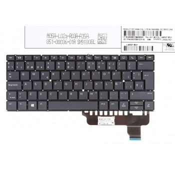 TECLADO ESPAÑOL PORTATIL HP ELITEBOOK X360 830 G5 830 G6 SERIES RETROILUMINADO · L40527-BG1 6037B0153116