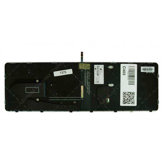 TECLADO ESPAÑOL HP ELITEBOOK 755 G3 850 G3 850 G4 ZBOOK 15U G3 15U G4 SERIES RETROILUMINADO CON POINTSTICK TECLAS NEGRAS Y FRAME GRIS PLATA | 836623-081 HP 13592