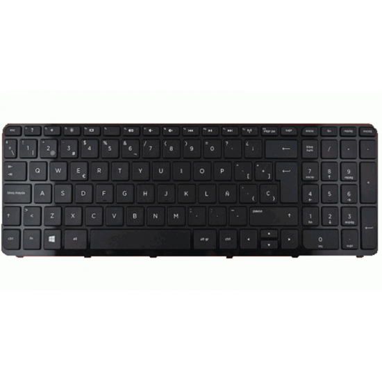 TECLADO ESPAÑOL HP | PAVILION 15-E | CON MARCO | NEGRO HP 05244C