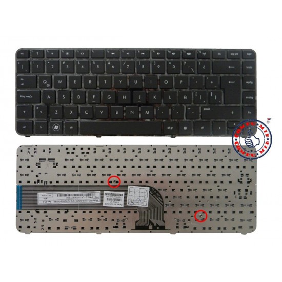 TECLADO ESPAÑOL HP PAVILION DV4-5000 | NEGRO SIN MARCO HP 04056