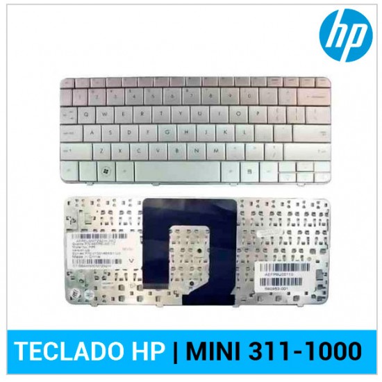 TECLADO ESPAÑOL | MINI 311-1000 | PLATA HP 02882