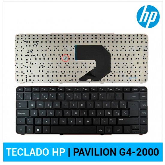 TECLADO ESPAÑOL HP | PAVILION G4-2200 | NEGRO HP 03132C