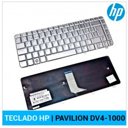 TECLADO ESPAÑOL HP | PAVILION DV4 | DV4-1000 | PLATA