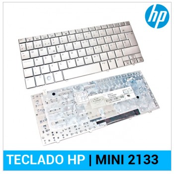 TECLADO ESPAÑOL HP | MINI 2133 | 2140 | PLATA