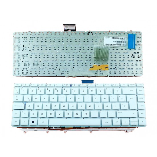 TECLADO ESPAÑOL HP | PAVILION 14-V | BLANCO | SIN MARCO HP 05994
