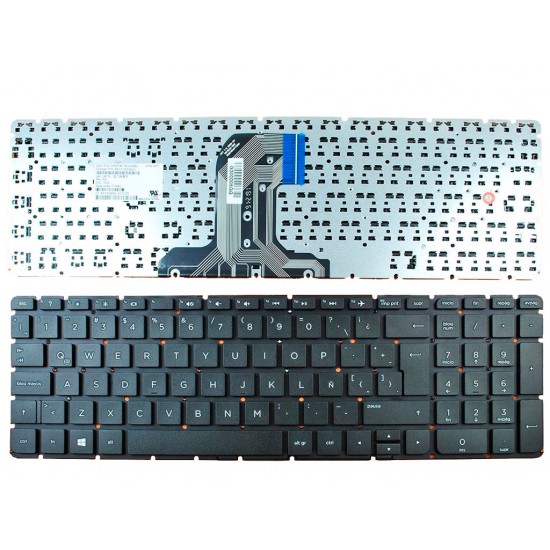 TECLADO ESPAÑOL HP PAVILION 15-AC 15-AF 250 G4 255 G4 | NEGRO SIN MARCO HP 04626