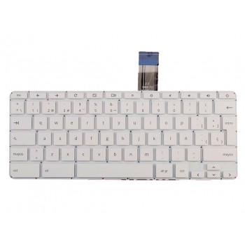 TECLADO ESPAÑOL HP | CHROMEBOOK 11 G3 SERIES | BLANCO