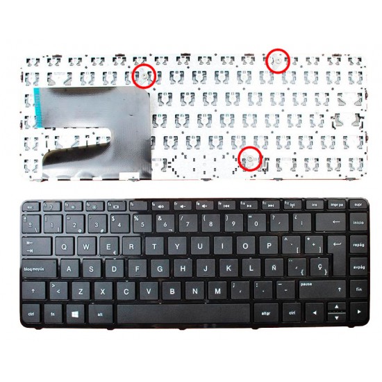 TECLADO ESPAÑOL HP PAVILION 14-E | CON MARCO HP 05295