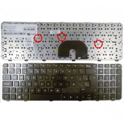 TECLADO ESPAÑOL HP PAVILION DV6-6000 | NEGRO CON MARCO