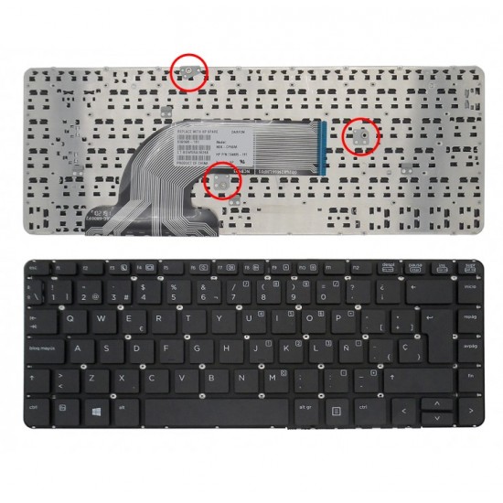 TECLADO ESPAÑOL HP PROBOOK 430 G2 | NEGRO SIN MARCO HP 05900