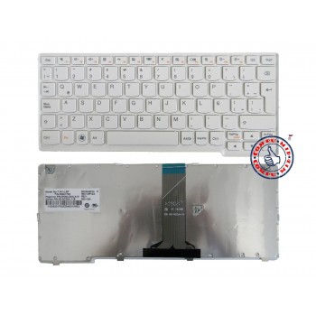 TECLADO LATINO LENOVO | IDEAPAD S206 | BLANCO | CON MARCO BLANCO