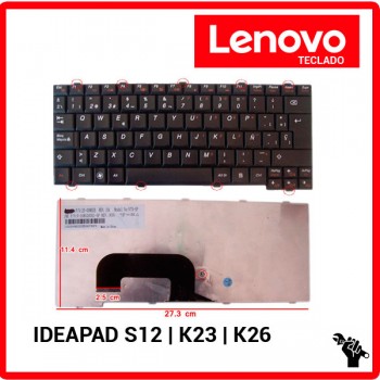 TECLADO ESPAÑOL LENOVO | IDEAPAD S12 | NEGRO