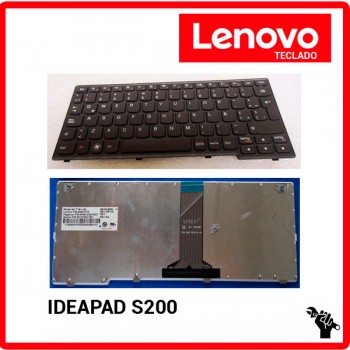 TECLADO ESPAÑOL LENOVO | IDEAPAD S200 | NEGRO | CON MARCO NEGRO