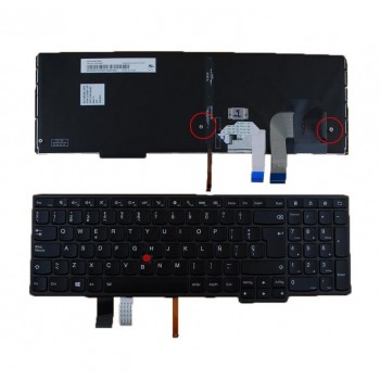 TECLADO ESPAÑOL LENOVO | YOGA 15 | NEGRO CON FRAME NEGRO | RETROILUMINADO | POINT STICK