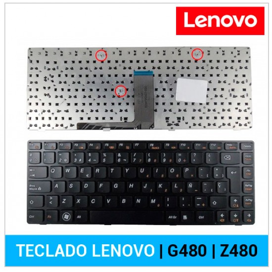 TECLADO ESPAÑOL LENOVO | G480 | G485 LENOVO 02194C