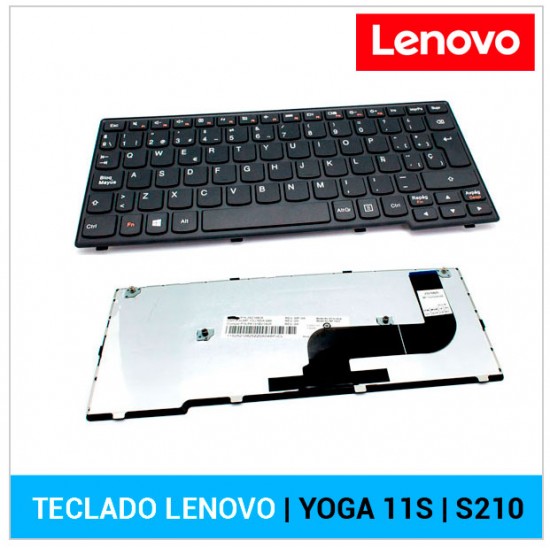 TECLADO ESPAÑOL LENOVO | IDEAPAD YOGA 11S | NEGRO | CON MARCO NEGRO LENOVO 03531M