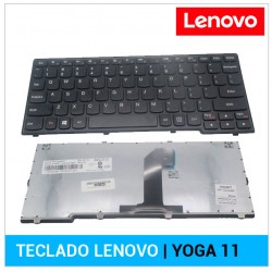 TECLADO ESPAÑOL LENOVO |  IDEAPAD YOGA 11 | NEGRO | CON MARCO NEGRO