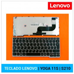 TECLADO ESPAÑOL LENOVO | IDEAPAD YOGA 11S | NEGRO | CON MARCO GRIS