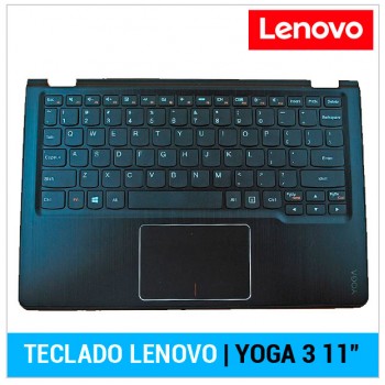 TECLADO INGLÉS LENOVO | YOGA 3 11" | CON FRAME NEGRO