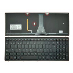 TECLADO ESPAÑOL LENOVO | G500S | NEGRO  | MARCO NEGRO | RETROILUMINADO
