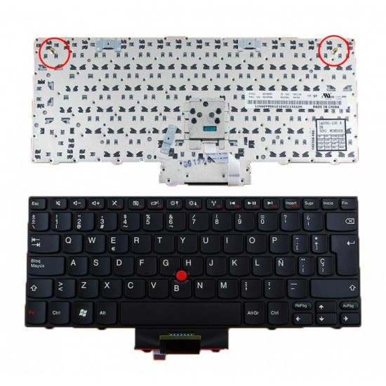 TECLADO ESPAÑOL LENOVO | THINKPAD E10 | E11 |NEGRO | CON POINT STICK LENOVO 04292C
