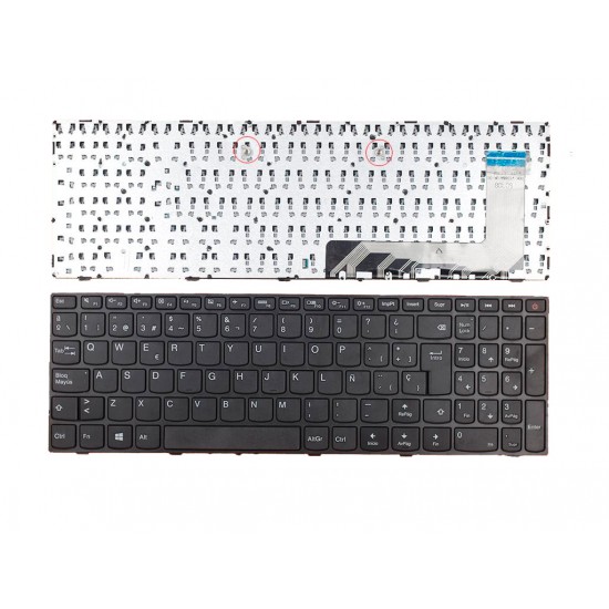 TECLADO ESPAÑOL LENOVO IDEAPAD 110-15ISK SERIES | CON MARCO LENOVO 06442M