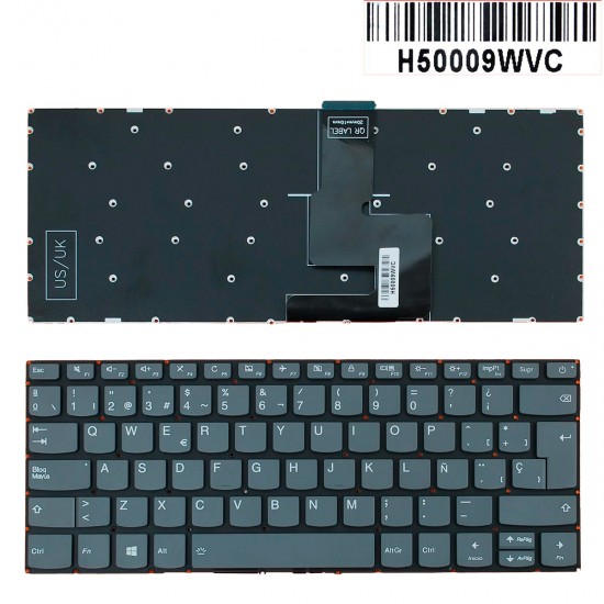 TECLADO LENOVO IDEAPAD 320-14ISK 320-14IKB 320-14IKBR SERIES | GRIS SIN MARCO LENOVO 07938